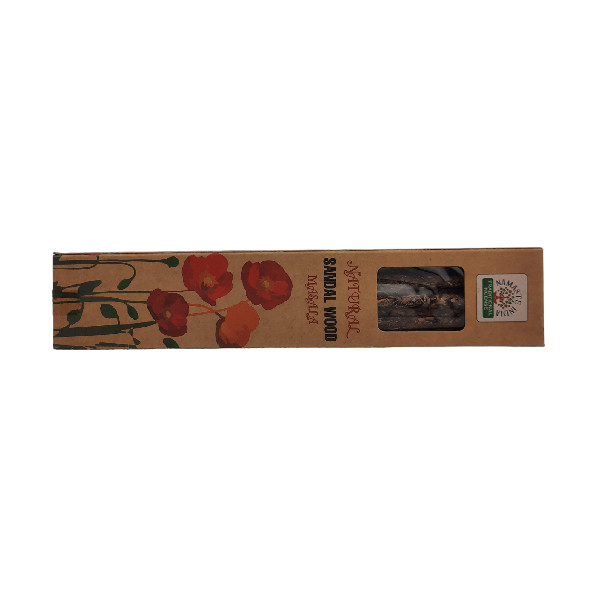 Incienso Natural Sándalo 20 cms - Namaste India