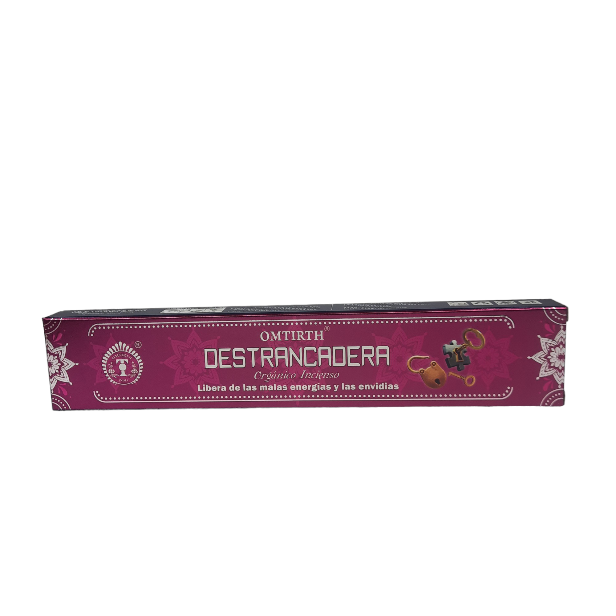 Incienso Orgánico Destrancadera 20 cms - Omtirth