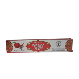 Incienso Orgánico Manzana Canela Clavo 20 cms - Omtirth