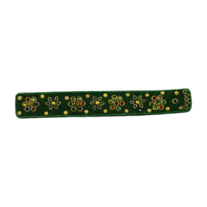 Porta Incienso Madera Brillante Verde