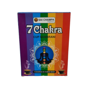 Sahumerio Copita Resina 7 Chakra 12 uni - Sai Champa