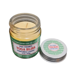 Vela Aromática Redonda Feliz Yoga 85 g - Nag Champa