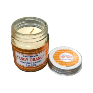 Vela Aromática Redonda Naranja Picante 85 g - Nag Champa