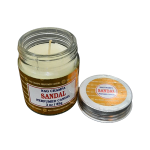 Vela Aromática Redonda Sándalo 85 g - Nag Champa