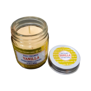 Vela Aromática Redonda Vainilla 85 g - Nag Champa
